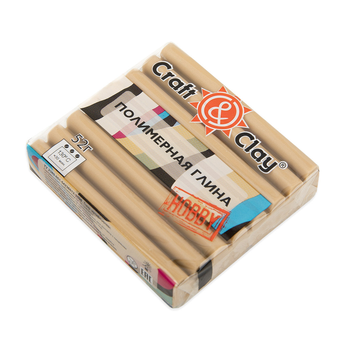 Полимерная глина кашемир CCH "Craft&Clay" цв.1710 мускатный орех