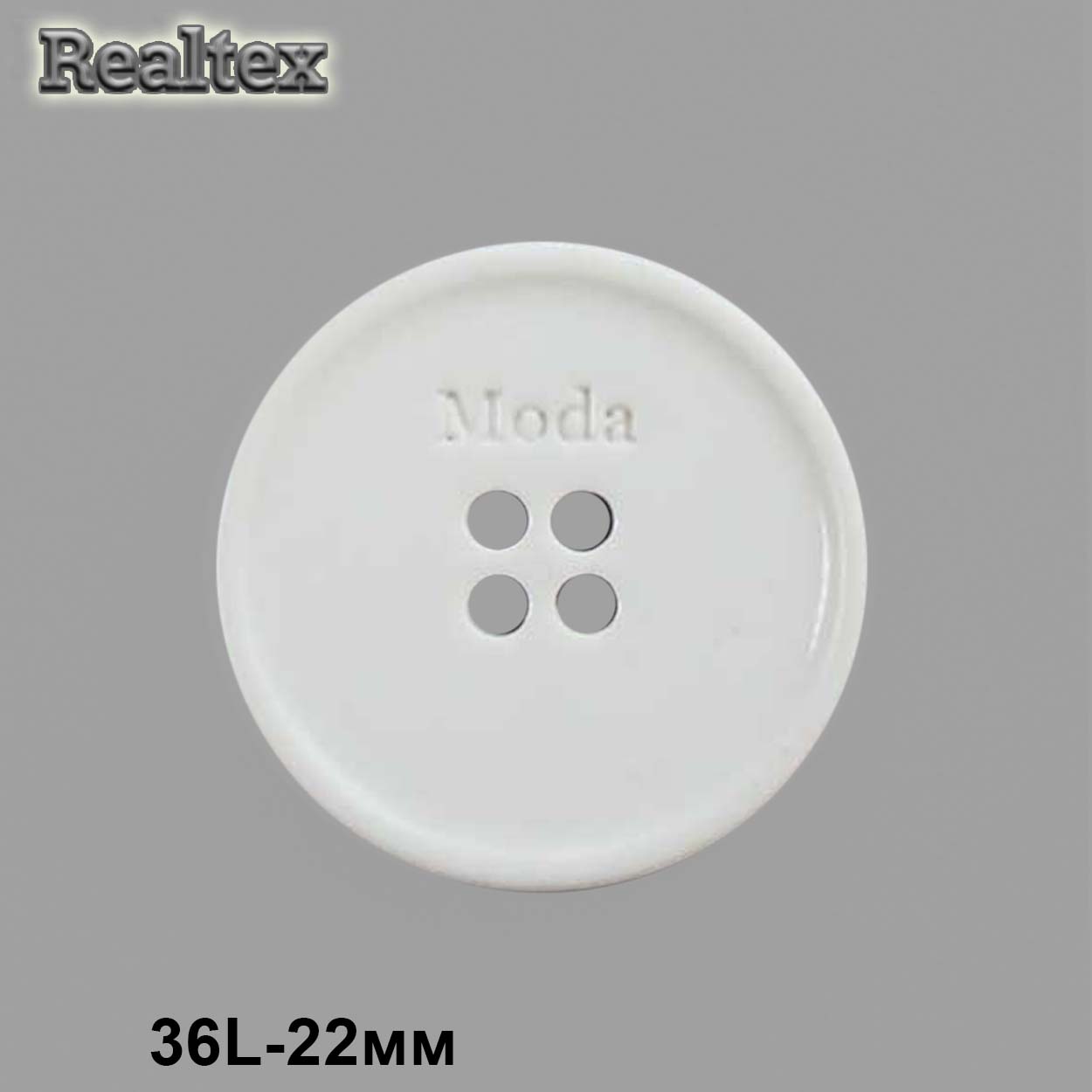 Пуговицы CX K-68 36L (72шт) цв.White