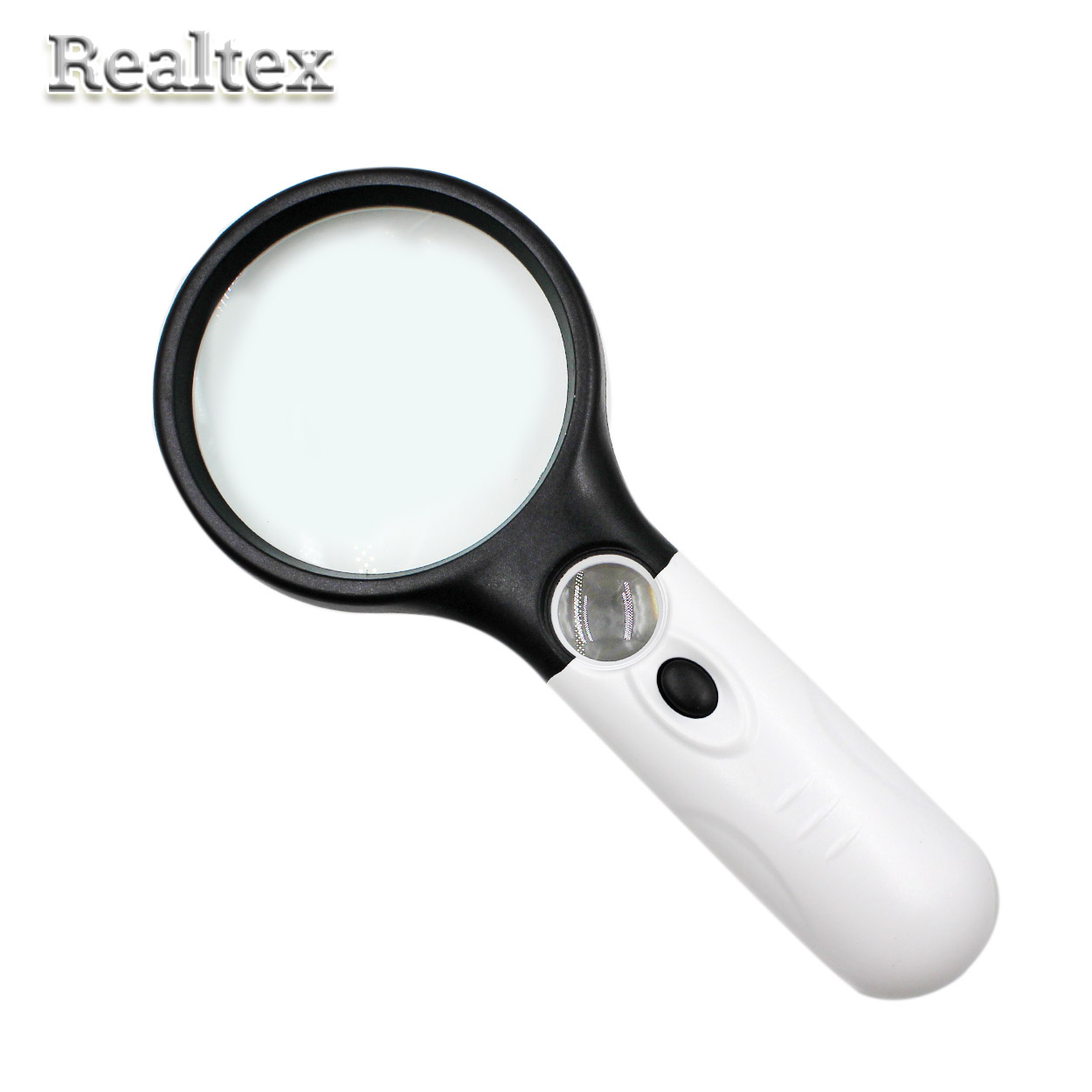Лупа Реалтекс для рукоделия 6902 АВ ручная с подсветкой
