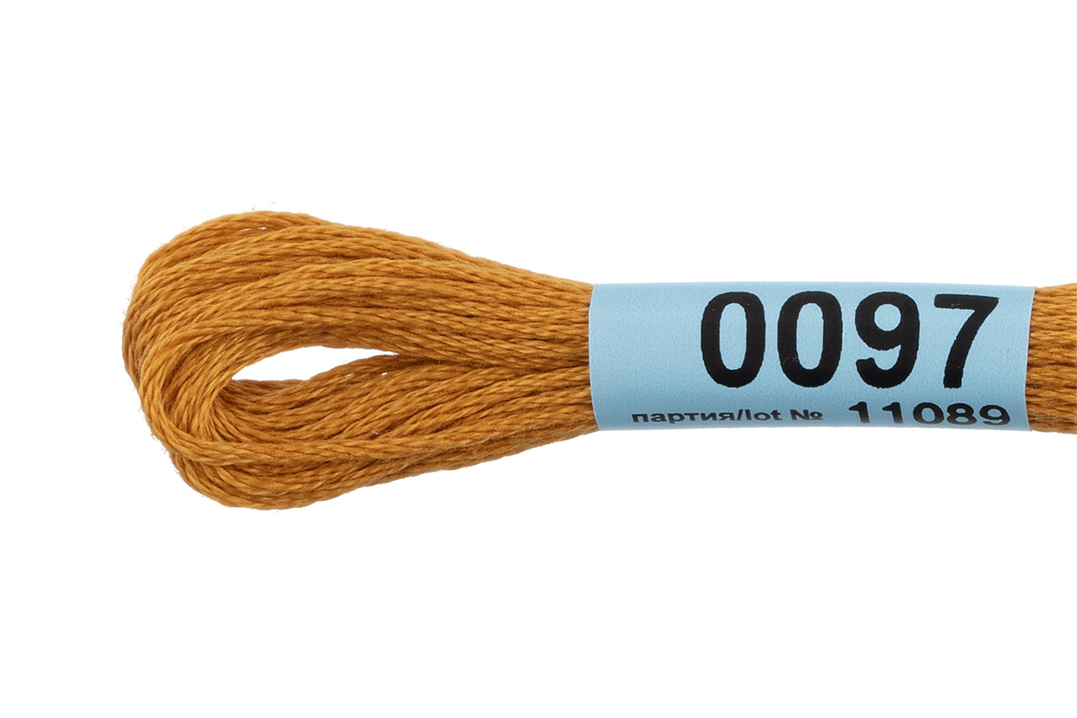 Мулине "Гамма" цв.0097 золотисто-коричневый