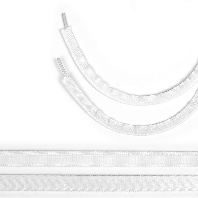 Тесьма бельевая для косточек (тоннельная) полиэстер 63105 10мм (50м) цв.белый