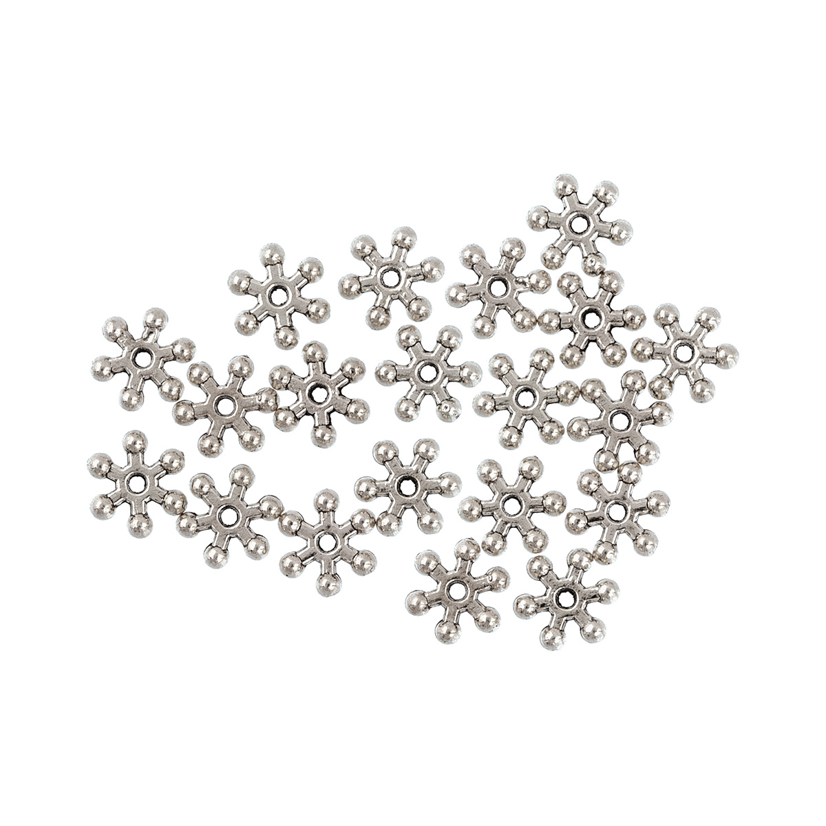 Рондель для бус "Zlatka" MRR-03 цв.01 античное серебро  