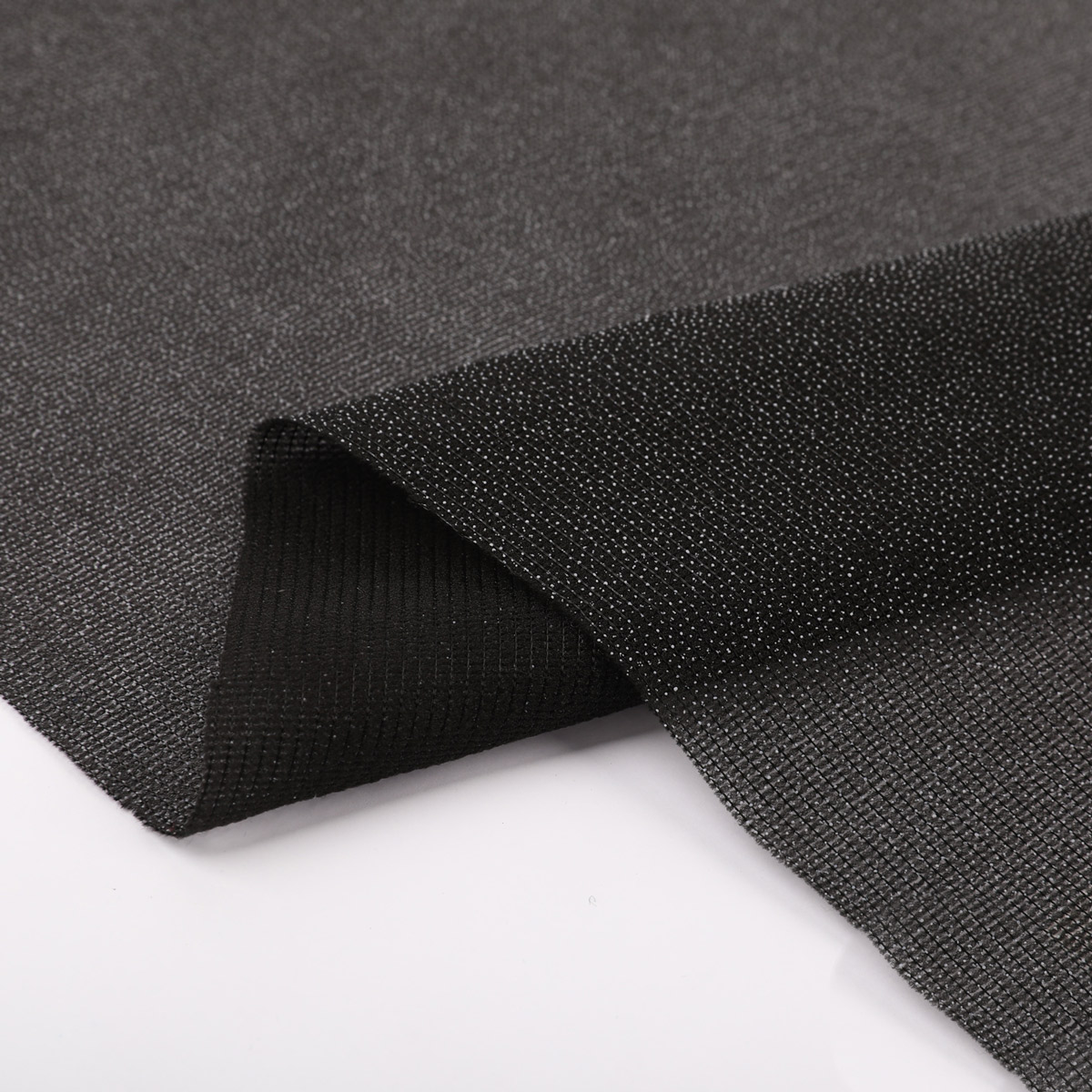 Дублерин эластичный тканый точечный G-26et для кожи 40 г/м  шир.150см цв.черный 