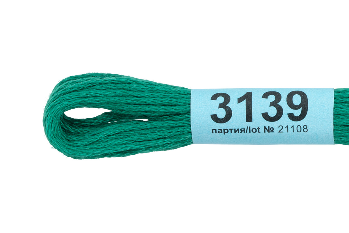 Мулине "Гамма" цв.3139 т.зеленый