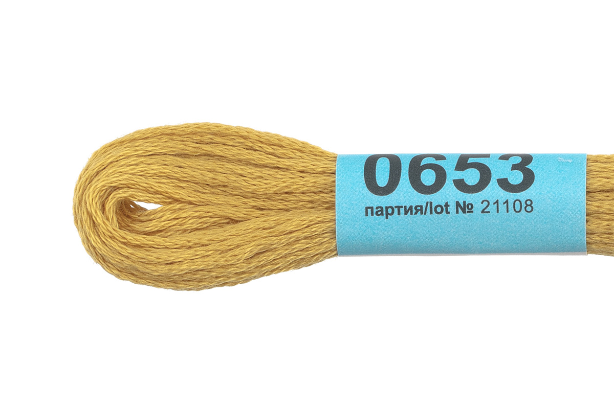 Мулине "Гамма" цв.0653 св.горчичный