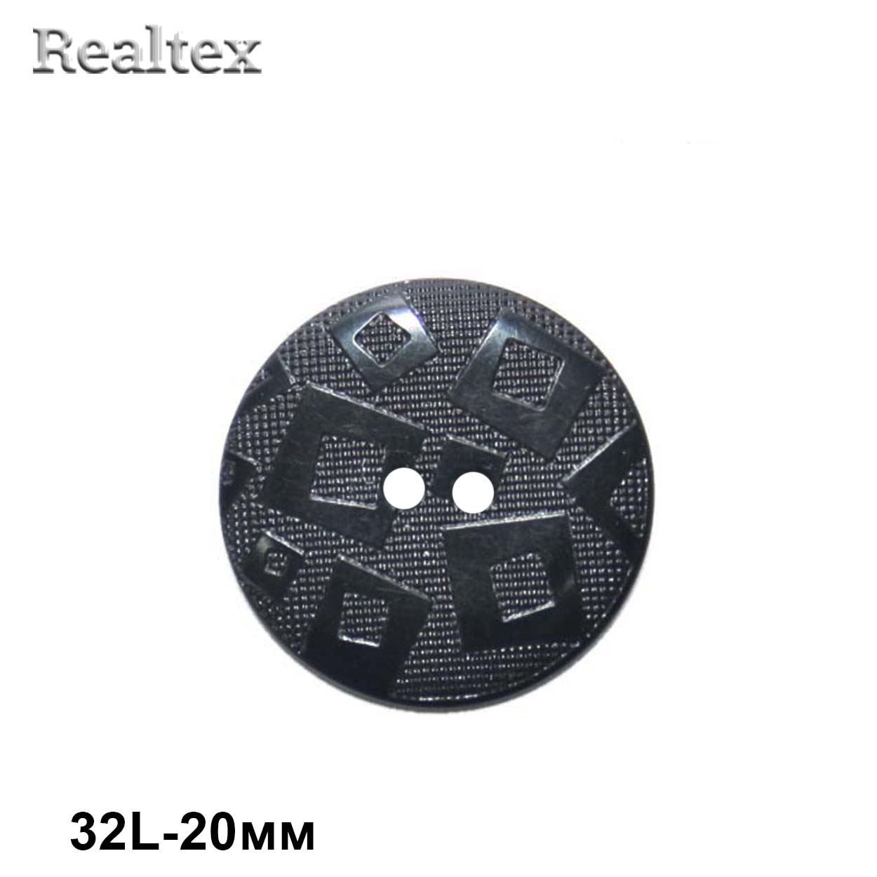 Пуговицы CB E-202 32L (72шт) цв.Black