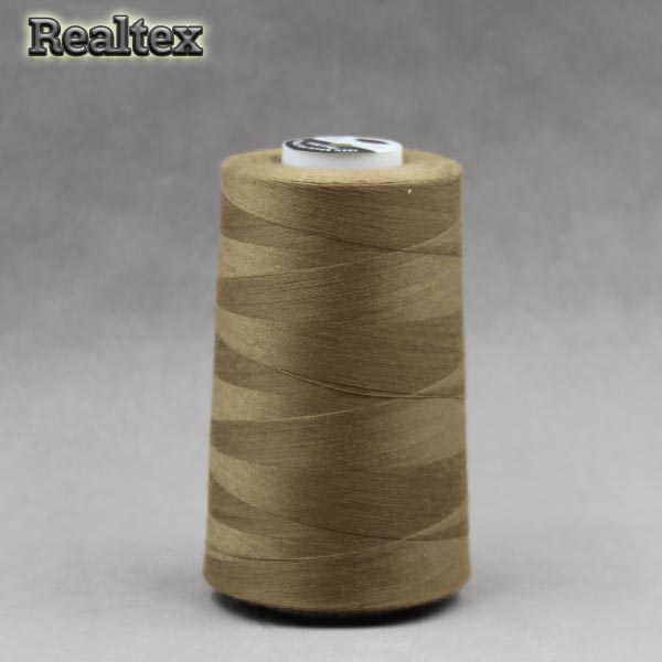 Нитки "Realtex" 40/2 (5000ярд) цв.397 табачный хаки 