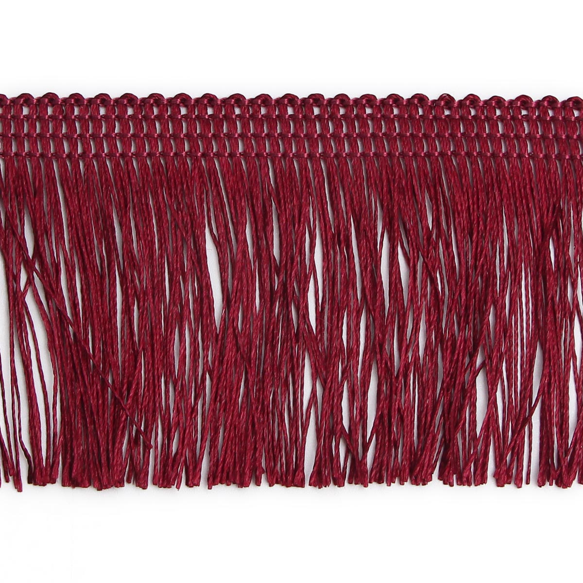 Бахрома  63мм 0390-0310 цв.527 бордовый 