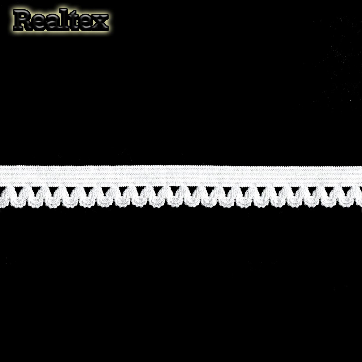 Резинка бельевая Realtex 2214 14мм (50м) цв.белый