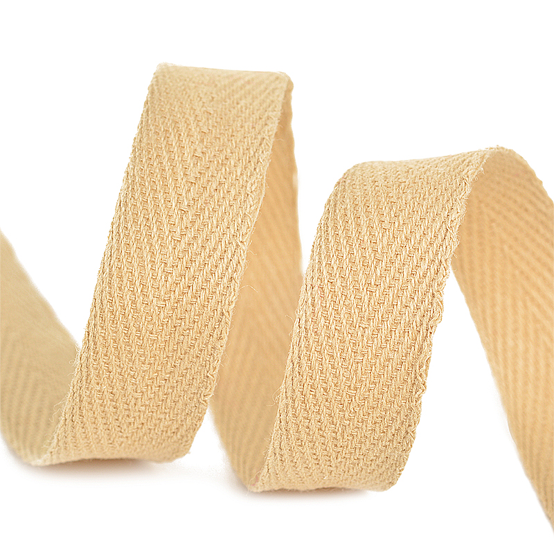 Тесьма киперная 10мм TBY.CT10277 2.5г/м цв.F277 бежевый