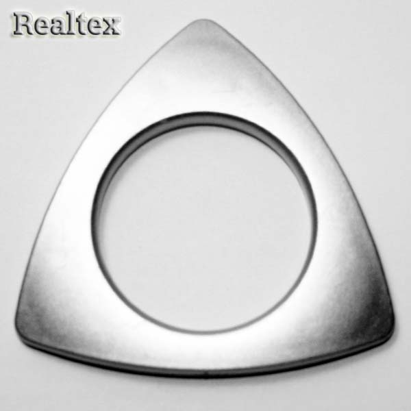 Люверсы пластик треугольные К-1 35мм цв.05-сталь