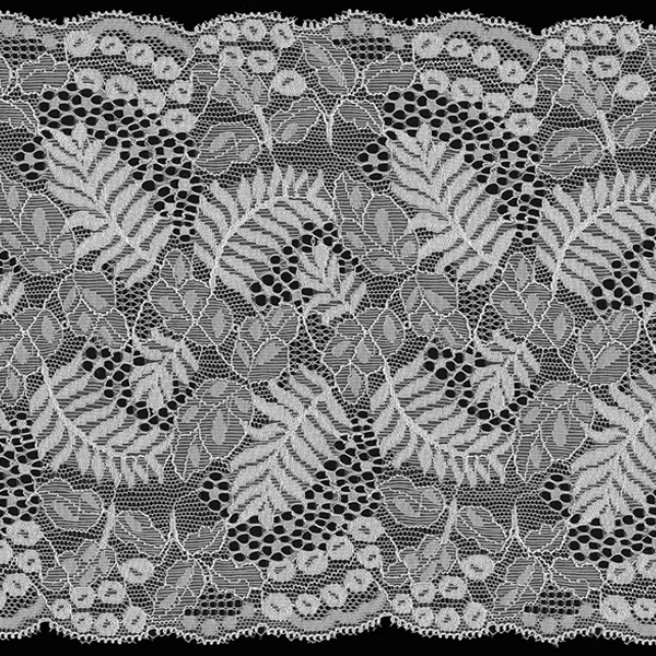 Кружево стрейч 180мм 8361 цв.белый