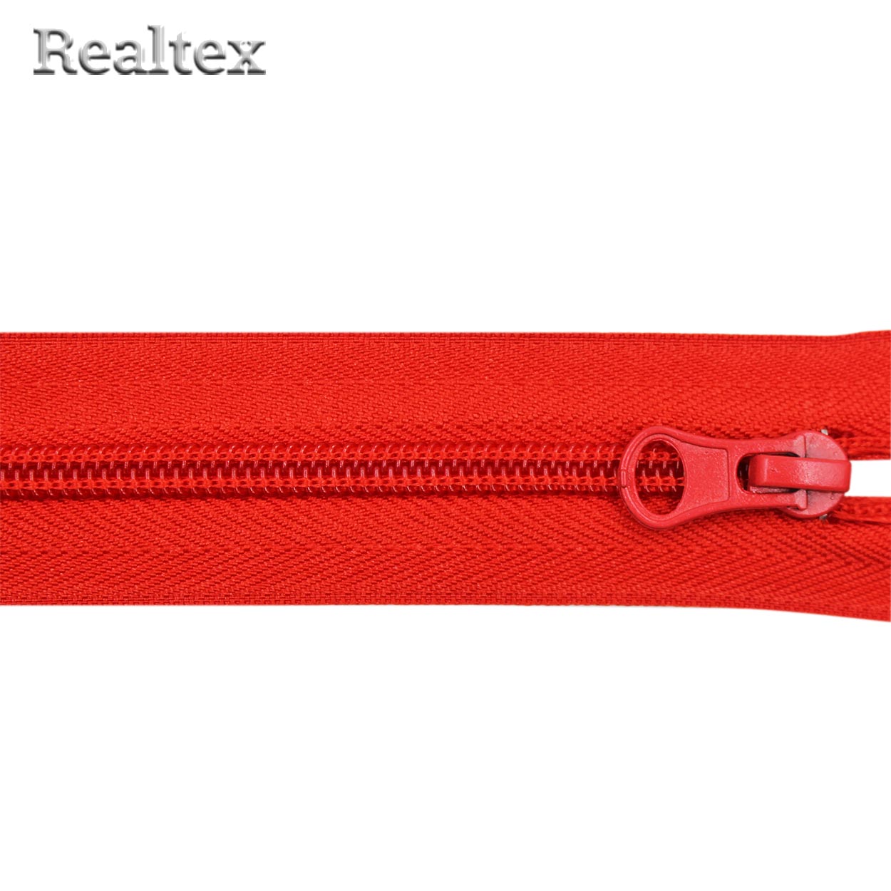 Молния витая Т.5 90см разъемная цв.162С красный