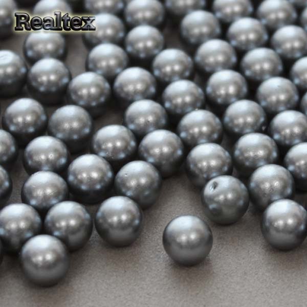Бусины без отверстия Реалтекс 8мм 100гр цв.29 серый