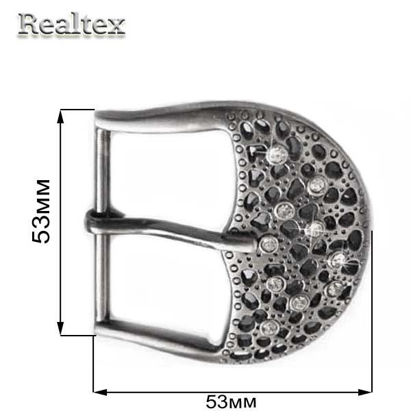 Пряжка металическая П-01 цв.черный никель