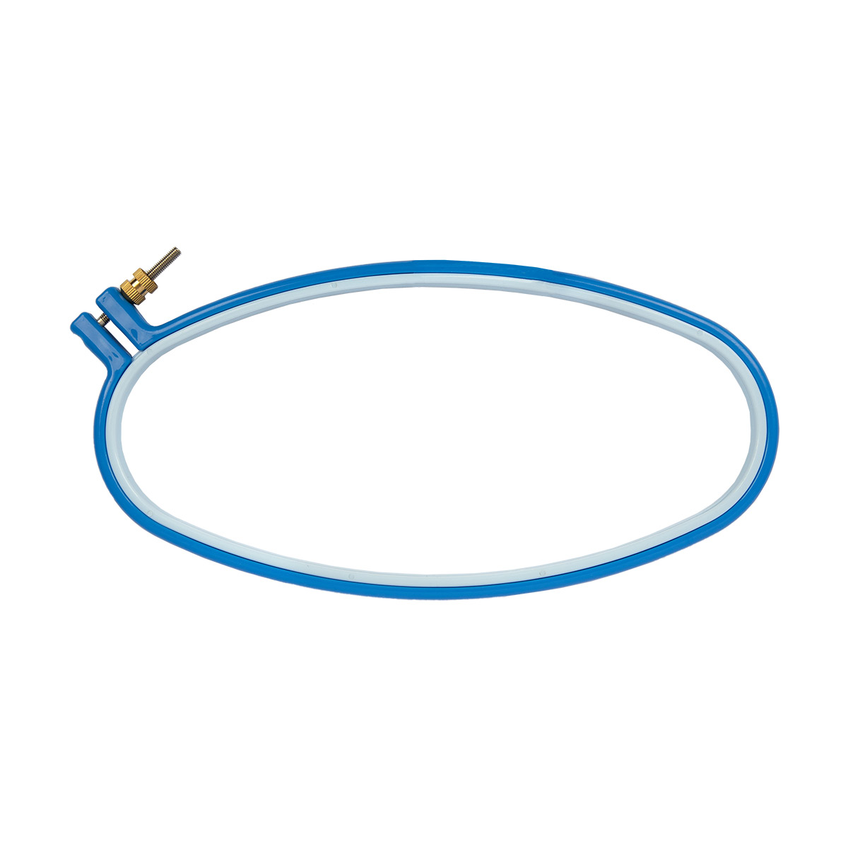 Пяльцы овальные пластиковые OPV-040 с винтом 228*114мм (1шт) 