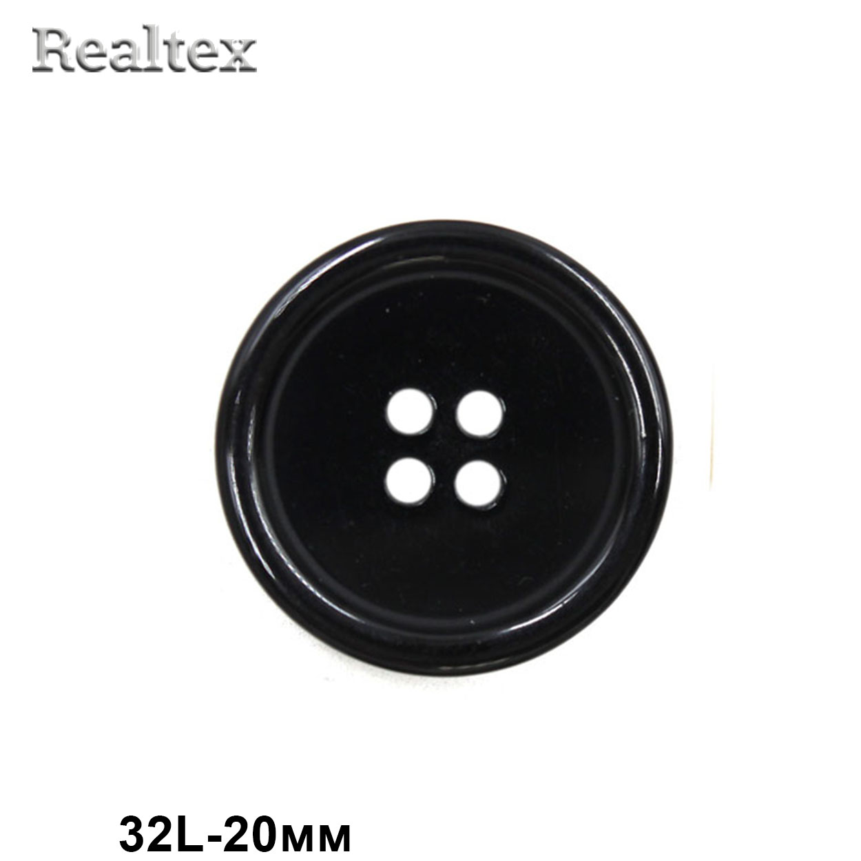 Пуговицы CBX 2P9-09 32L (72шт) цв.Blk-200