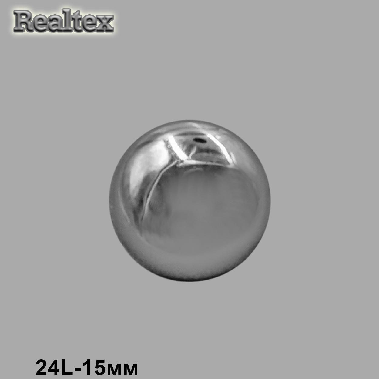 Пуговицы RB z-05 24L (72шт) цв.Pewter