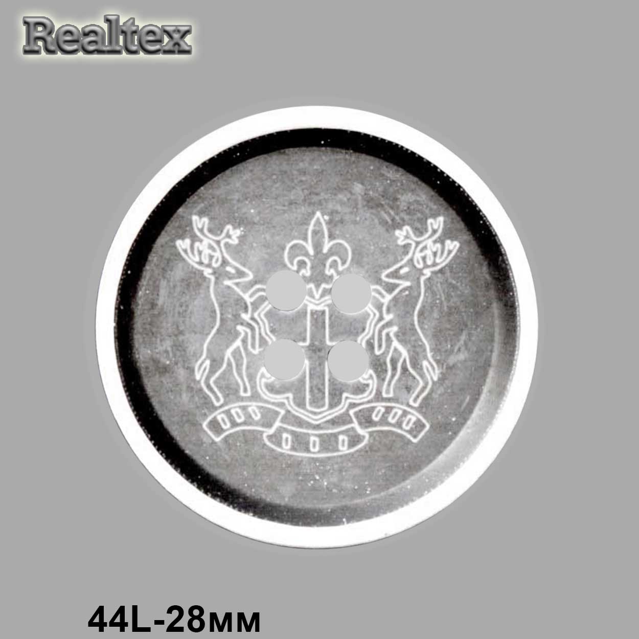 Пуговицы CN 2580 44L (36шт) цв.Black