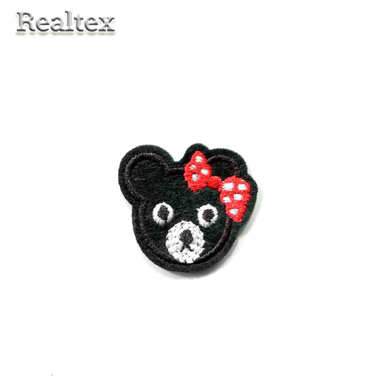  Термоаппликации детские Реалтекс RT-099 "Голова мишки с бантиком"