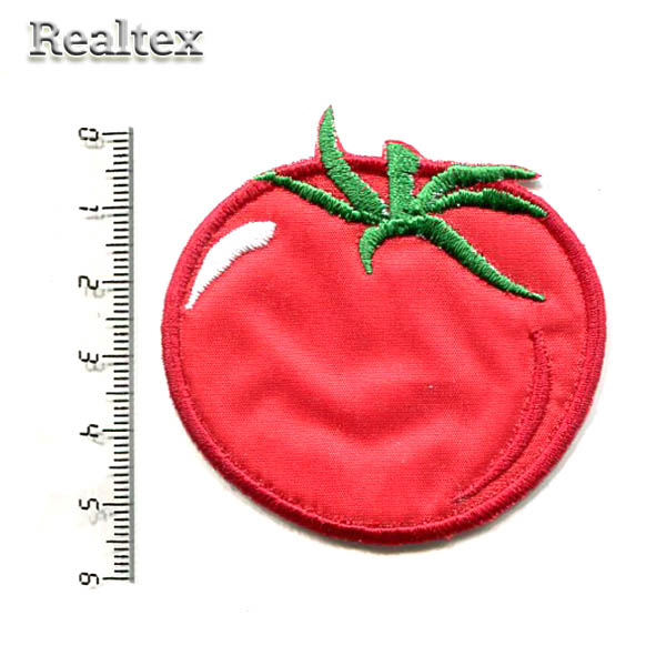Термоаппликации детские 7018 "Помидор" цв.красный