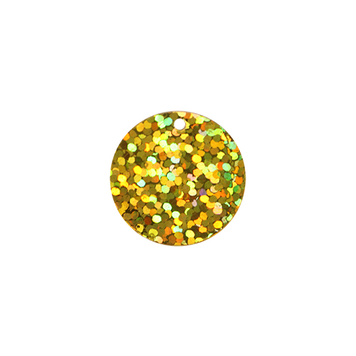 Пайетки "Астра" (10гр) "плоские" 20мм цв.A20 золото голограмма