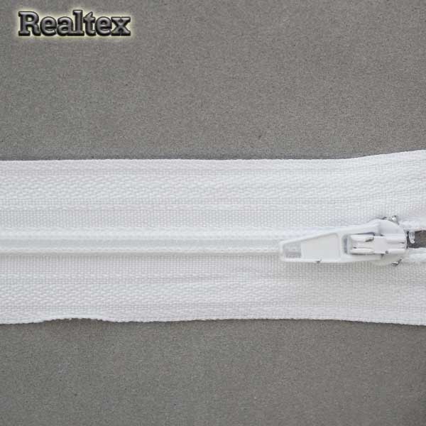 Молния витая х/б Т.3 70см (10шт) цв.белый 