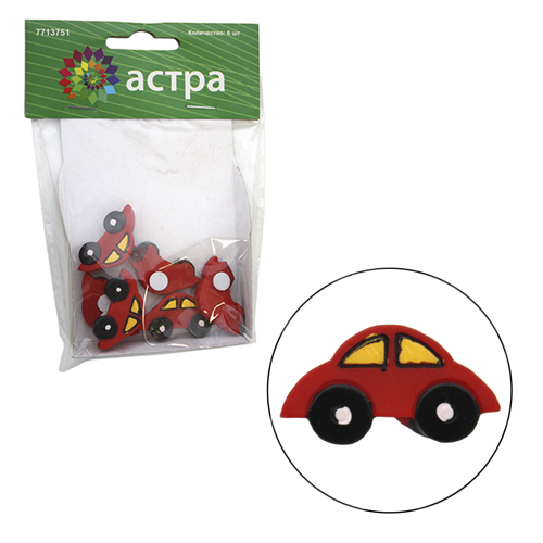 Набор обьемных фигурок LR15-1100 "Машинка" (6шт) 