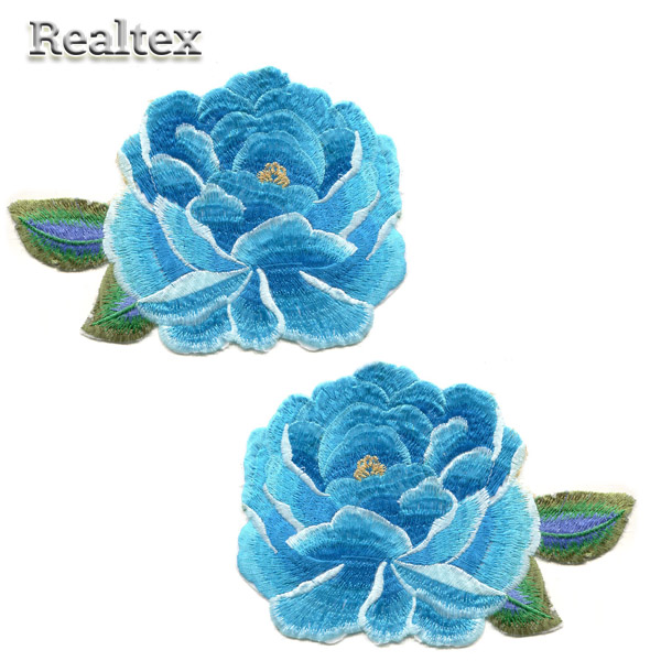 Термоаппликации R-2 "Роза" цв.бирюзовый