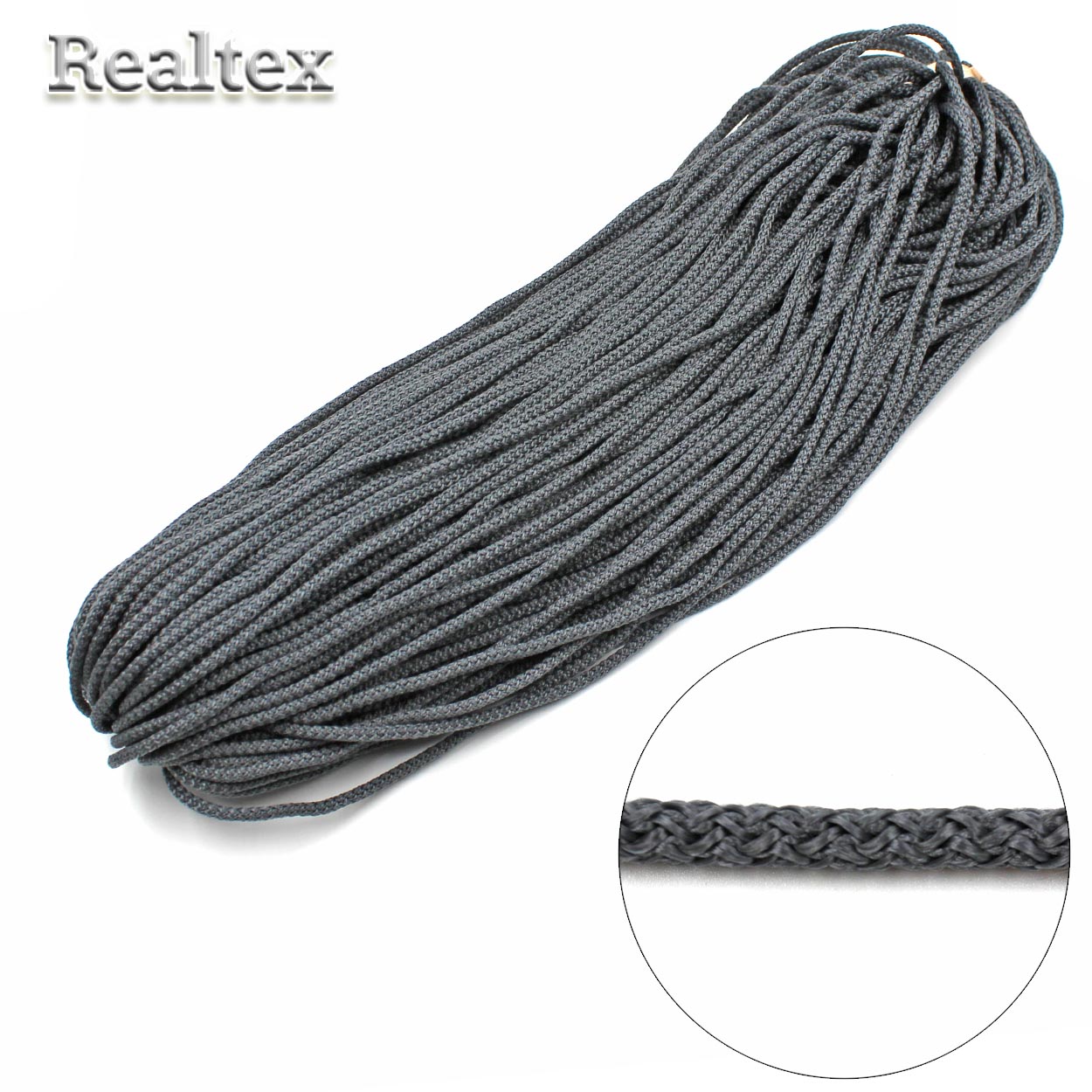 Шнур полипропиленовый 5мм ТМ-5 цв.тёмно-серый 9.2