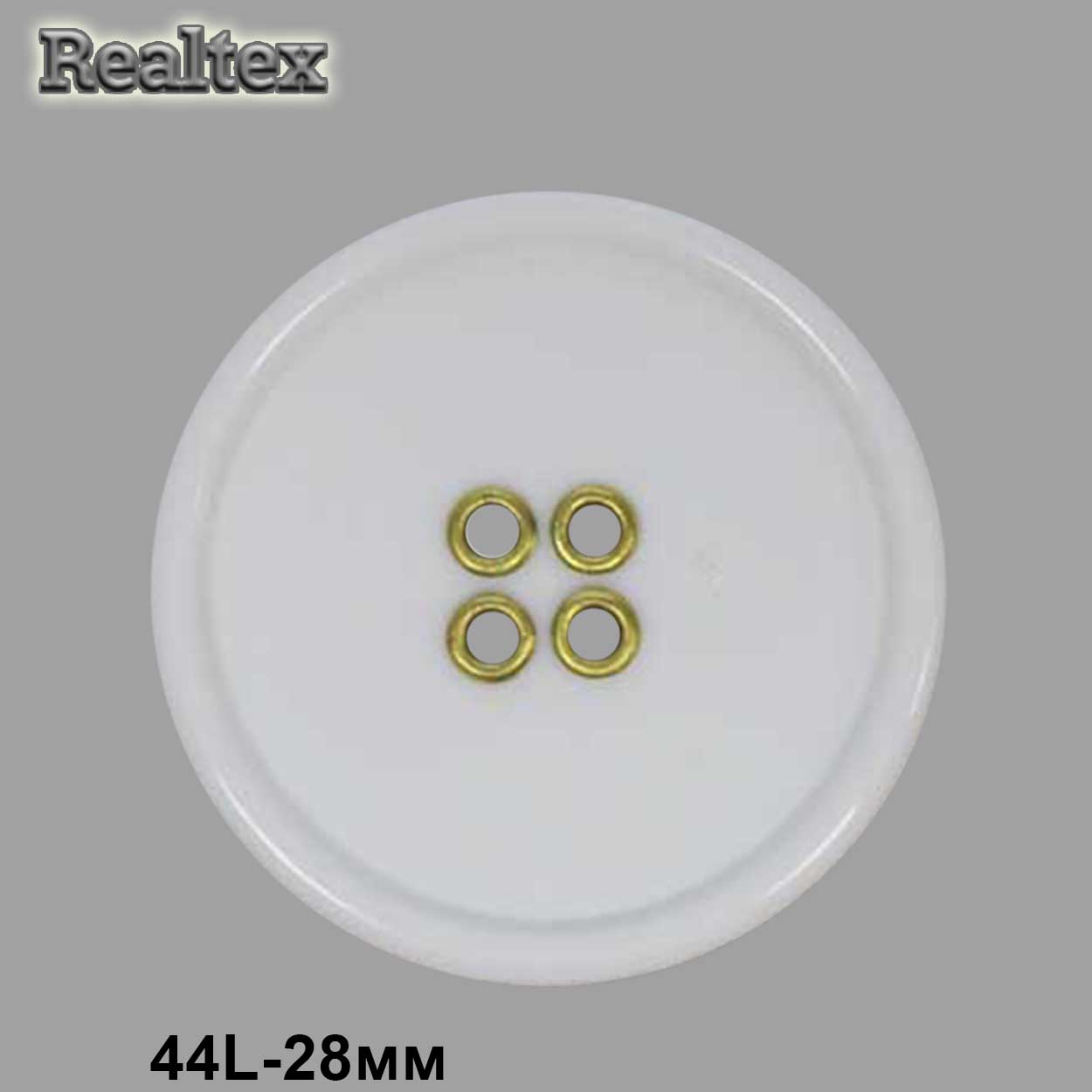 Пуговицы CT 86391 44L (36шт) цв.S.White