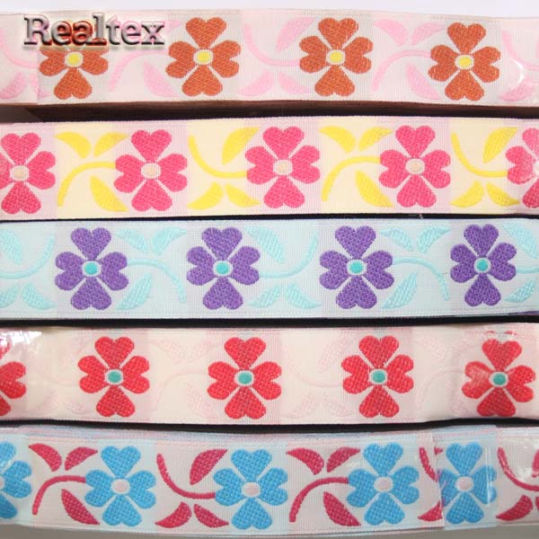 Тесьма жаккардовая 20мм набор 3052/2 