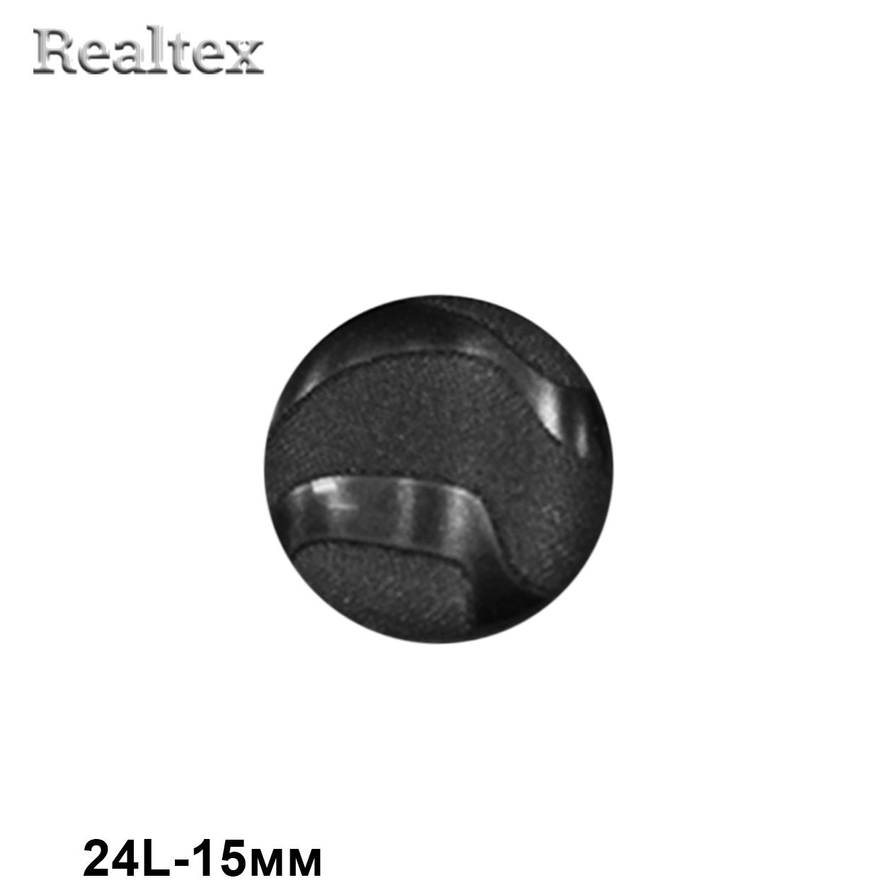 Пуговицы CB E-231 24L (144шт) цв.Black