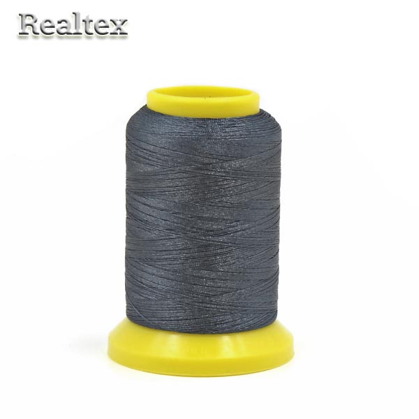 Нитки "Micron" 100D/3 (1000ярд) цв.350 тёмно-тёмно-серый