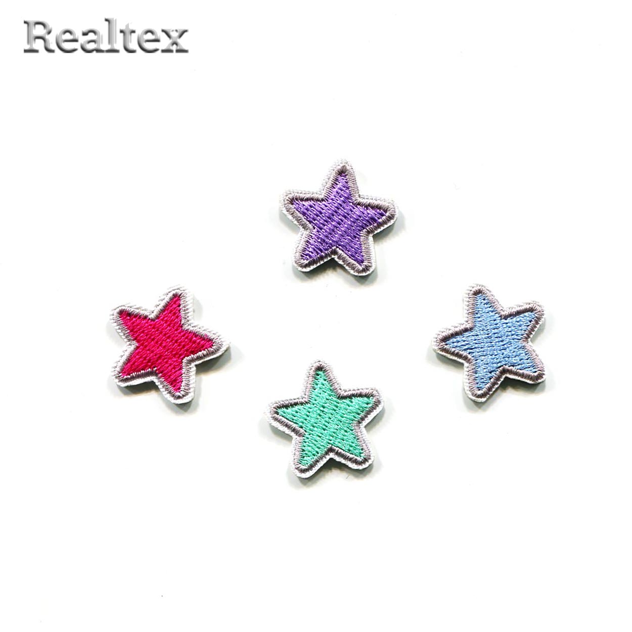  Термоаппликации детские Realtex S-5283 "Звездочки" цв.ассорти