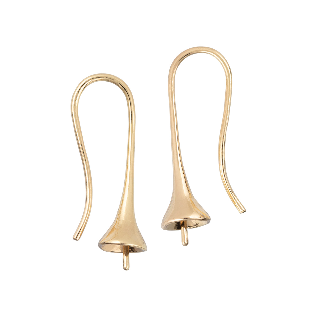 Швензы для серег "Zlatka" FMK-H06 (2шт) цв.02 золото