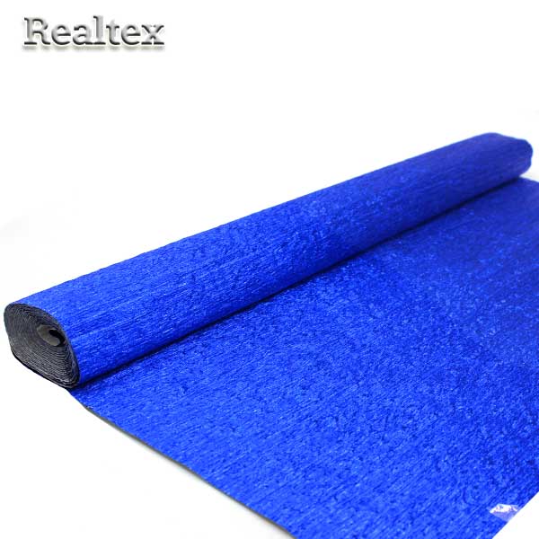 Бумага "креп" металлик для декора Реалтекс цв.11 электрик