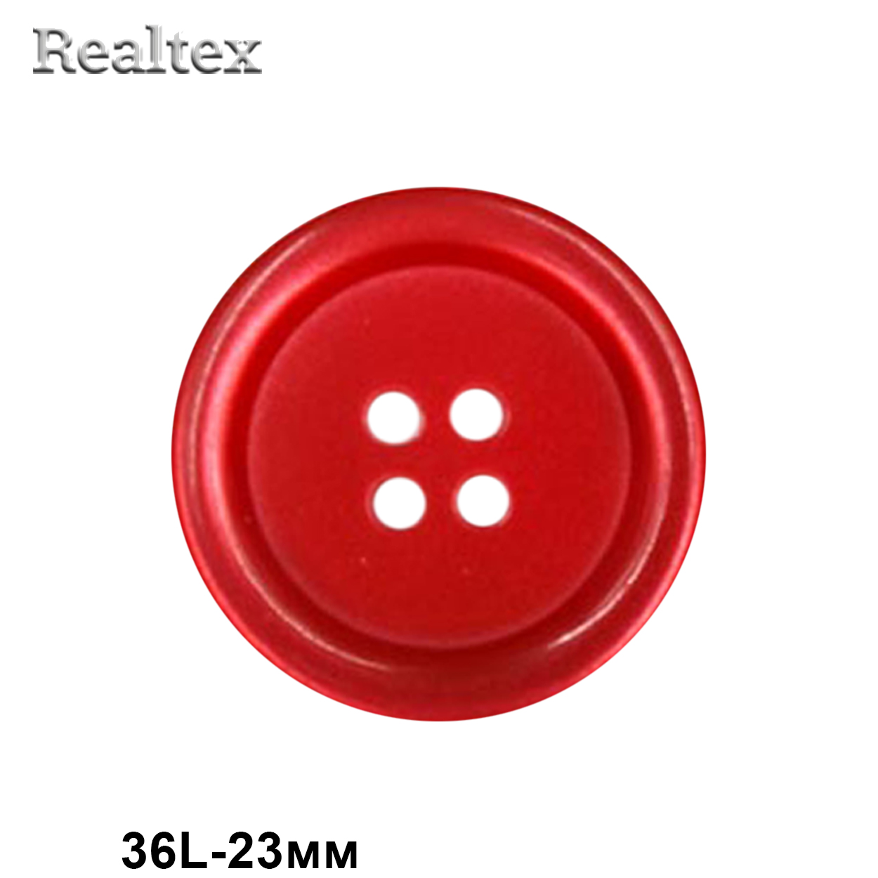 Пуговицы CR P-41 36L (72шт) цв.05-Red