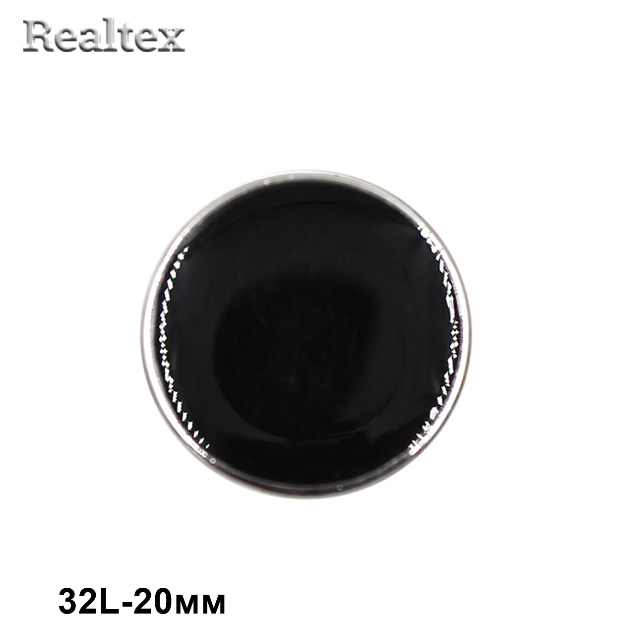 Пуговицы RB z-94 32L (12шт) цв.Black/S