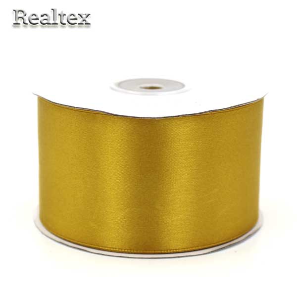 Лента атласная 50мм Realtex (32,9м) цв.140 под золото