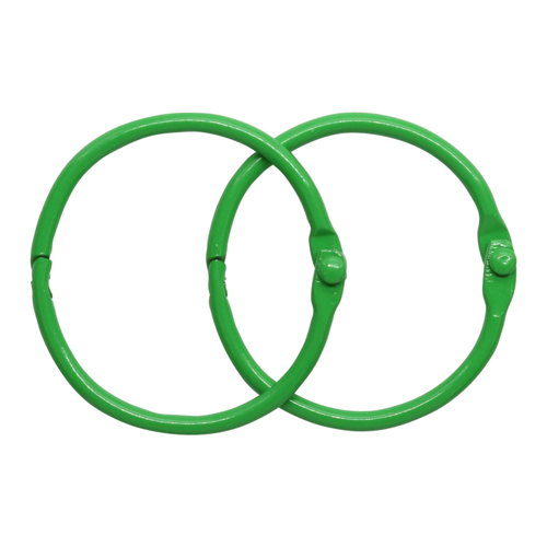 Кольца для альбомов 35мм 5AS-105 цв.зеленый