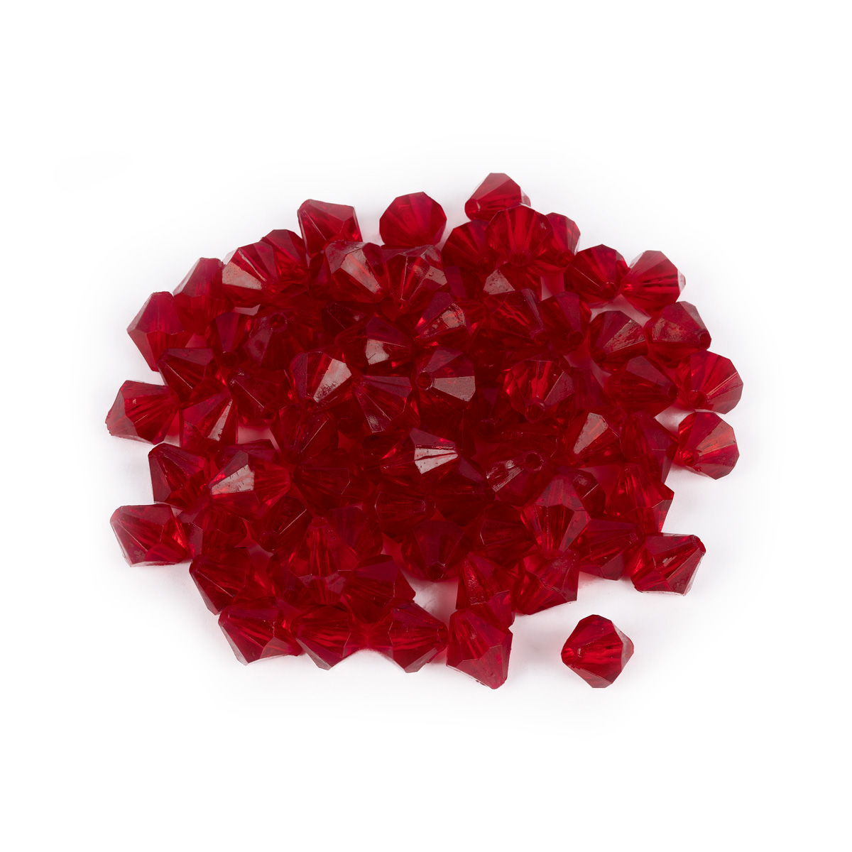 Бусины акриловые ARO-1 "Zlatka" 9*10мм цв.132 красный