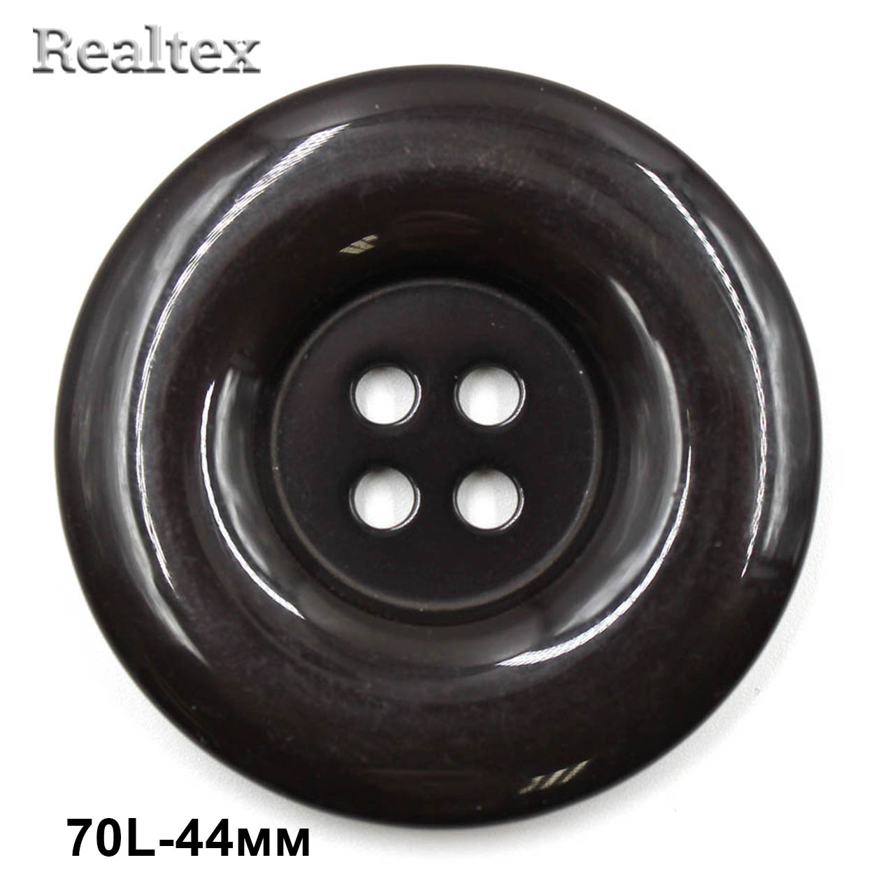 Пуговицы VB  4 70L (10шт) цв.3 коричневый