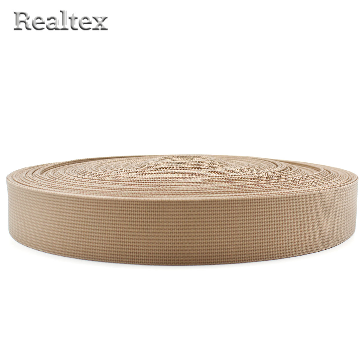  Лента ременная Realtex Premium 38мм (45,7м) цв.16 бежевый