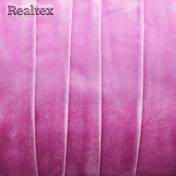 Лента бархатная УТ 20мм цв.8545 розовый