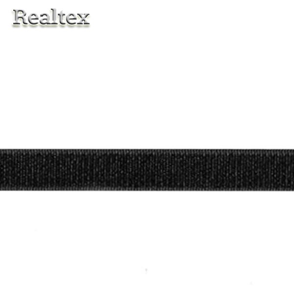  Резинка для бретелей  Realtex 10мм цв.черный