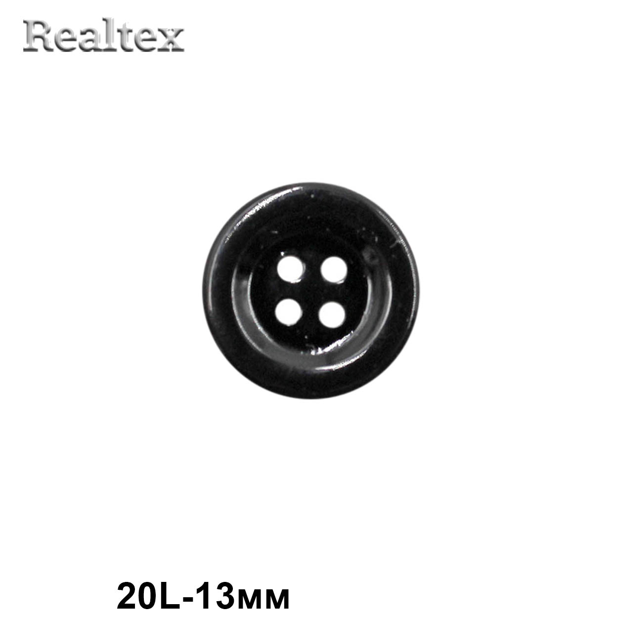 Пуговицы LA 1396 20L (72шт) цв.Black