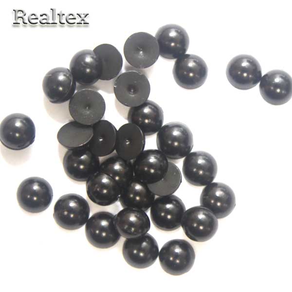 Полу-бусы 10мм (20гр) цв.02 черный