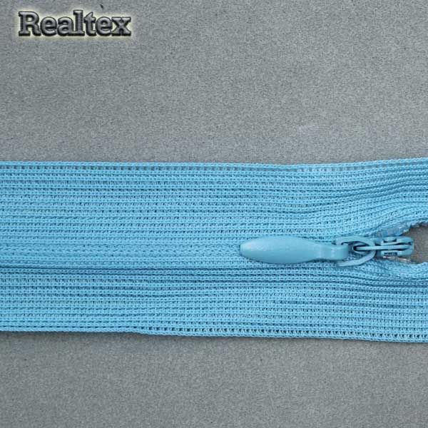  Молния потайная Т.3 20см цв.189 голубая бирюза