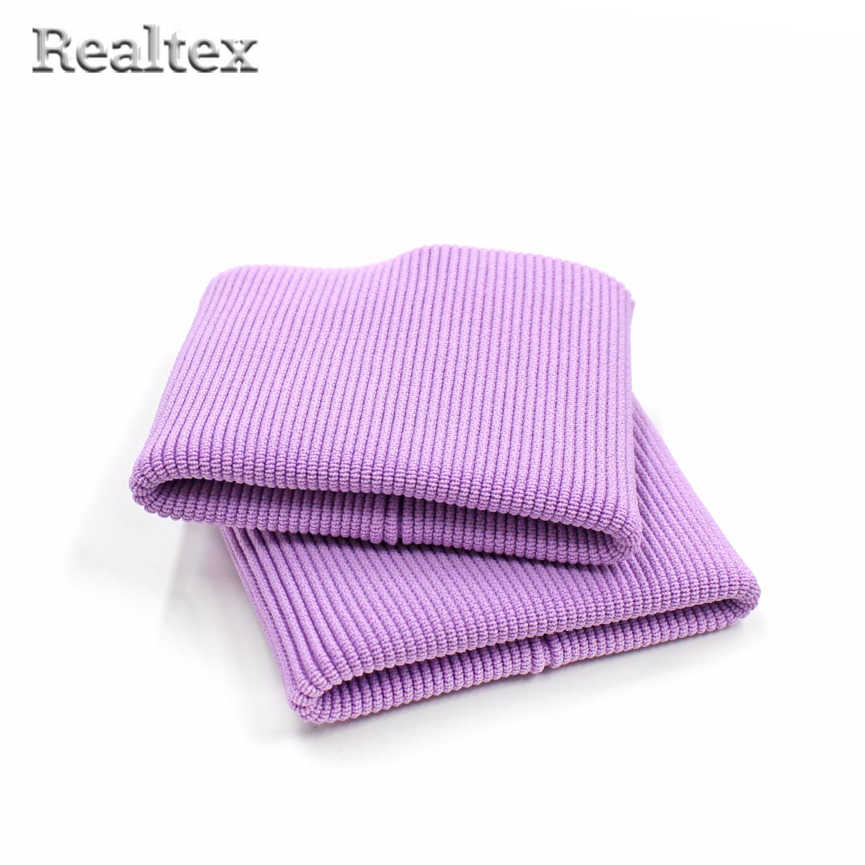 Манжет трикотажный АМ 8,5*7,5см (87%полиэфир+13%лайкра) цв.сирень